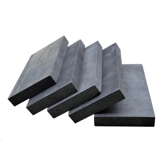 Placas de grafite para indústrias de metalurgia, fibra de vidro e joias, aquecimento e fornos