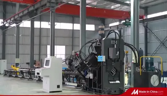 Máquina perfuradora de aço angular CNC Fornecedor de máquina perfuradora angular Linha angular Máquina perfuradora angular de estrutura de aço Máquina de processamento de ângulo