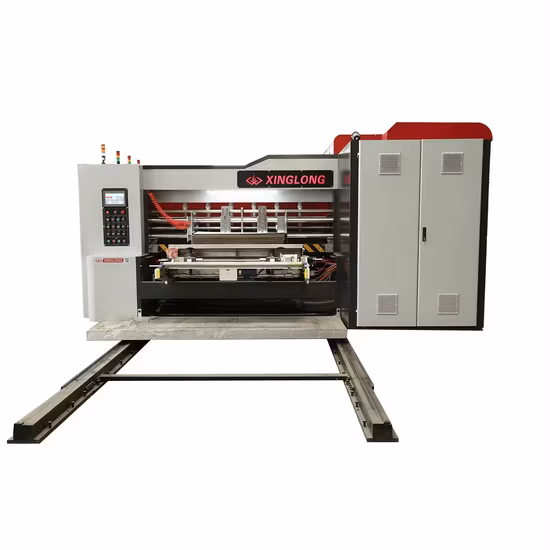 Papel automático completo que alimenta a impressão de 3 cores que entalha a máquina cortando